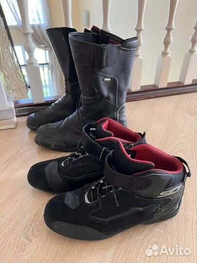 Мотоциклетные штаны, ботинки, дождевики