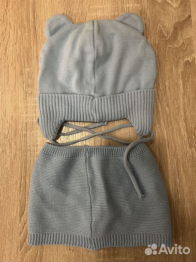 Комплект детский шапка и шарф