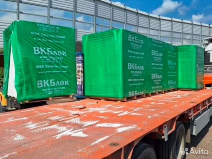 Вкблок D400, D600 Газобетонные блоки (пеноблоки)