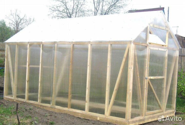 Теплица из бруска