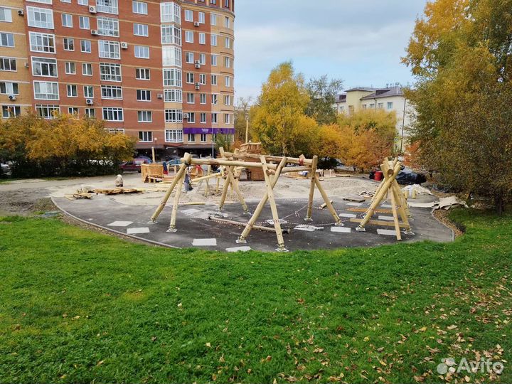 Монтаж детского игрового оборудования