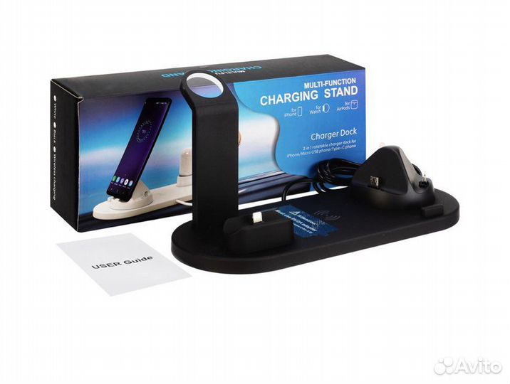 Зарядная станция 3в1 Multi-Function Charging Stand