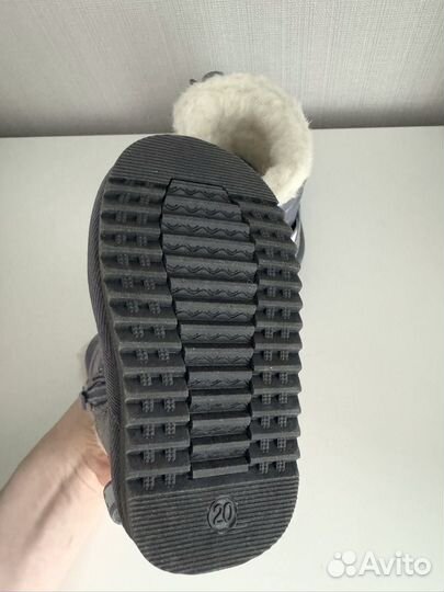 Полусапоги детские с мехом