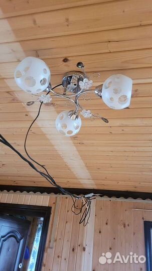 Люстра потолочная бу