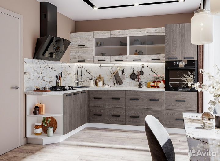 Индивидуальная кухня Нагано по вашим размерам