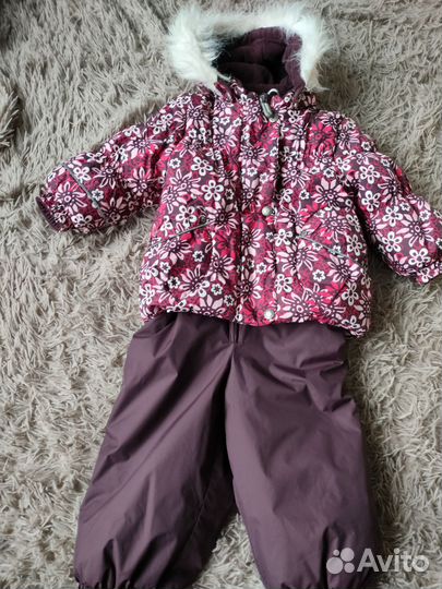 Демисезонный костюм для девочки 80 86