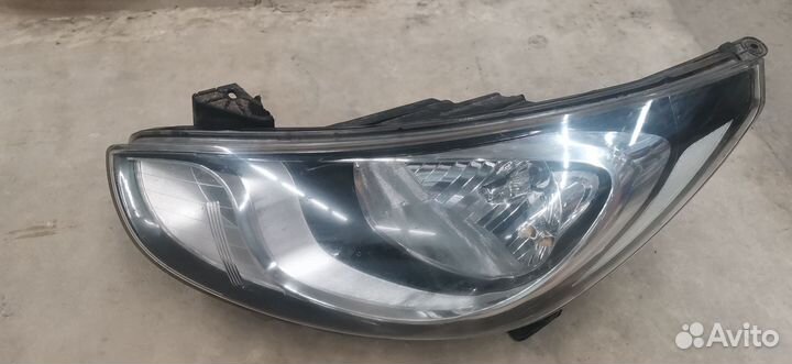 Фара левая на hyundai solaris