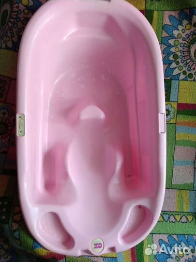 Ванночка для купания с горкой