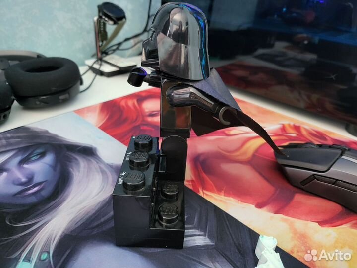 Часы будильник lego star wars Darth Vader