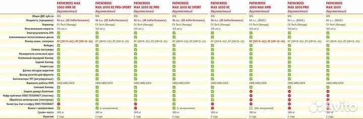 Квадроцикл aodes pathcross MAX 1000(двухместный)