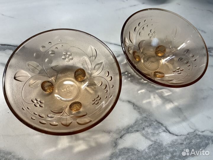 Салатницы из цветного стекла, СССР