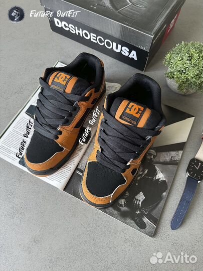 Кроссовки DC Shoes Stag орнжевые мужские