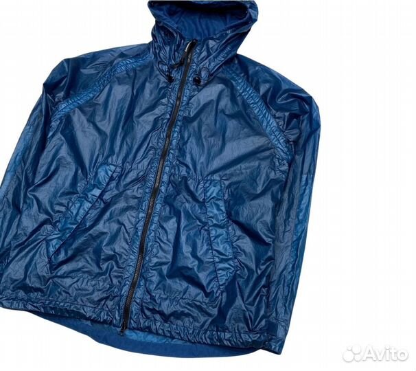 CP Company Blue Nyber Goggle Jacket