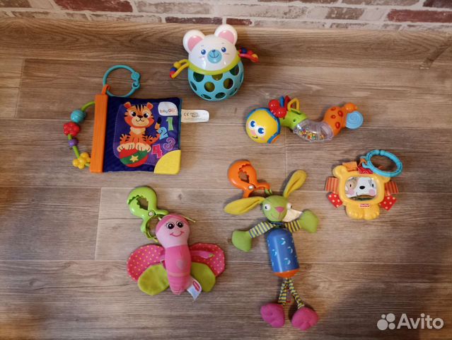 Детские развивающие игрушки от 0
