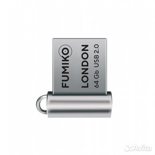 Флешка london 64GB серебристая USB 2.0