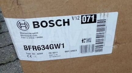 Микроволновая печь Bosch BFR634GW1