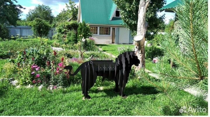 Мангал комплекс с деревом