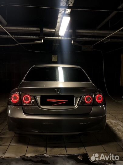 Задние тюнинг фонари Honda Civic 4D Smoke