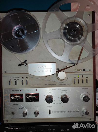 Катушечный магнитофон олимп 005