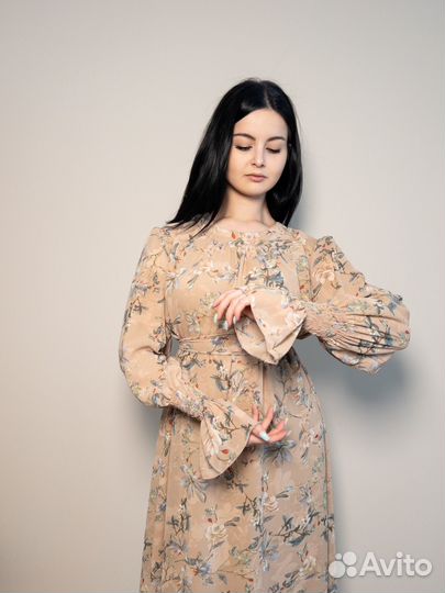 Платье длинное