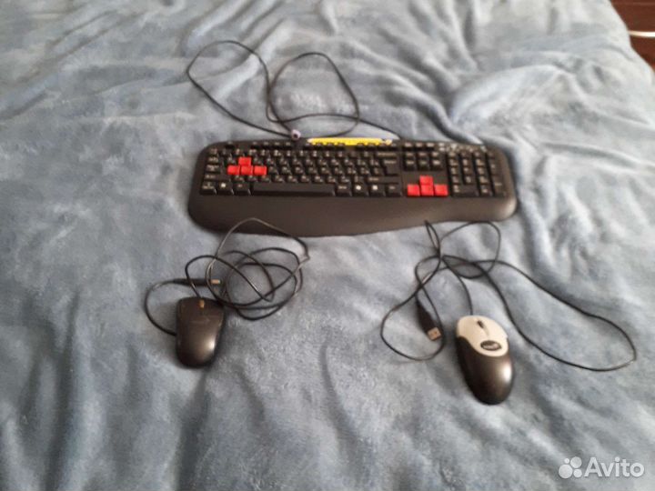 Игровая клавиатура+ мышь+мышь