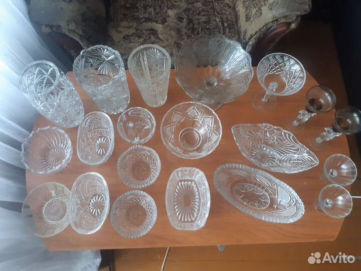 Хрусталь СССР Цветное стекло СССР