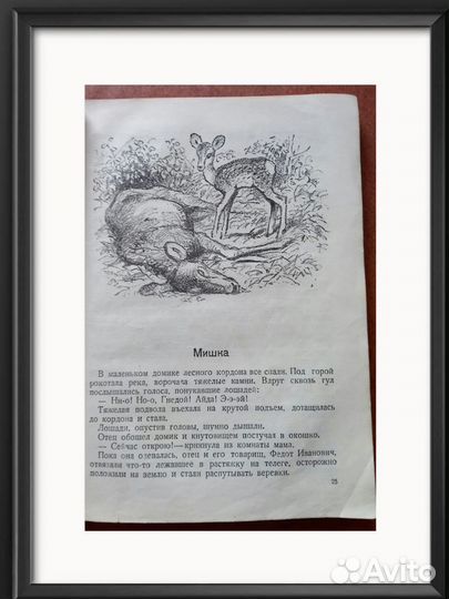 О.Перовская Ребята и зверята антикварная книга