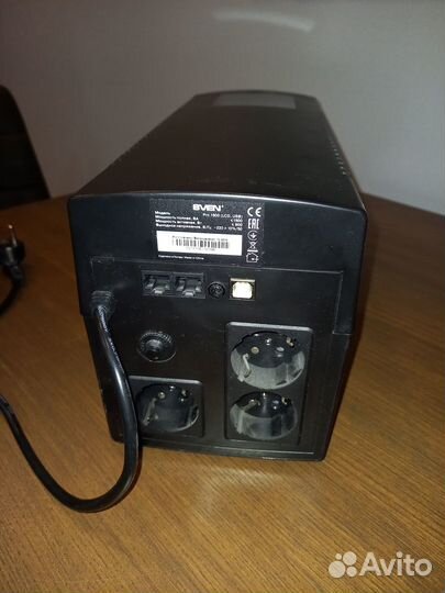 Ибп бесперебойник sven Pro 1500 с убитой батареей