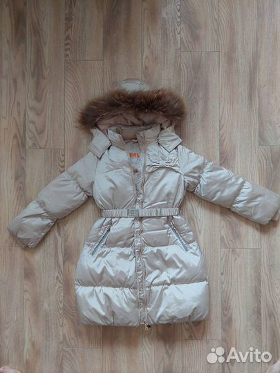 Пуховик бежевый Nels