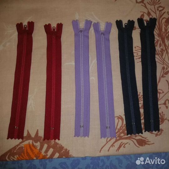 Молнии 6 шт новые цена за все