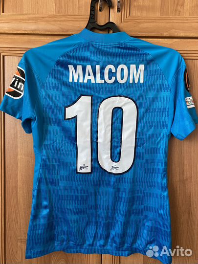 Игровая майка Малком, фк Зенит, лига Европы