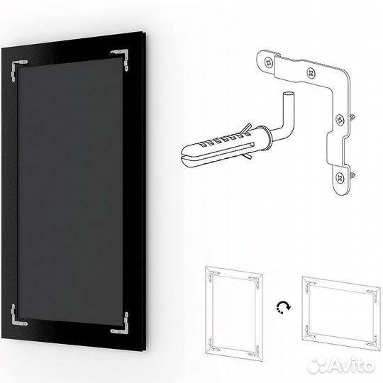 Зеркало Evoform Exclusive 152х62 BY 1187 с фацето