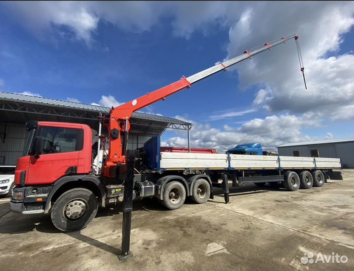 Scania P420 с КМУ, 2008