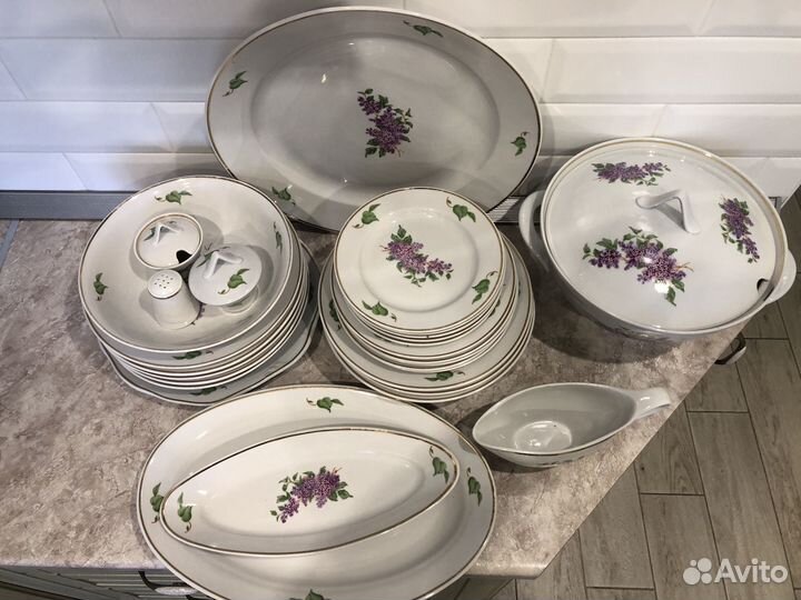 Сервиз столовый Дулево сирень