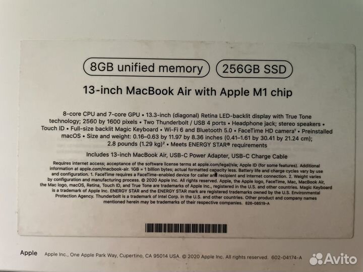 Apple MacBook Air 13 2020 m1