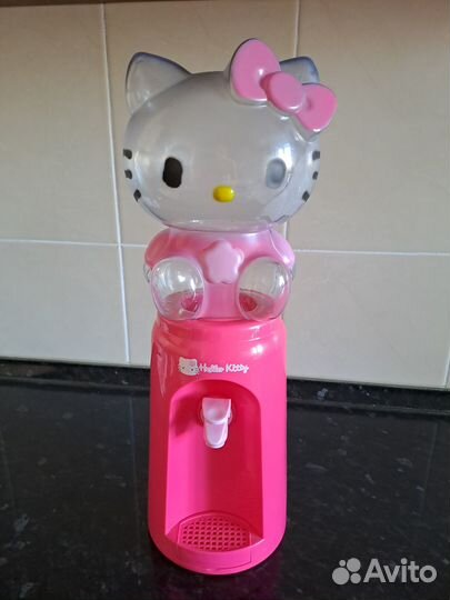 Детский мини кулер диспенсер для воды hello kitty