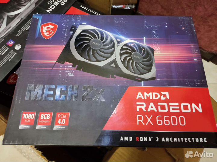 Видеокарта MSI mech 2x rx 6600
