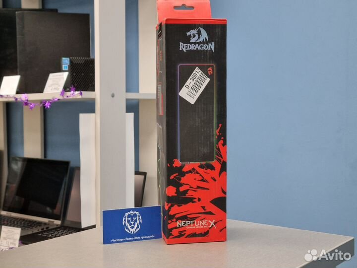 Коврик для мыши с подсветкой Redragon новый