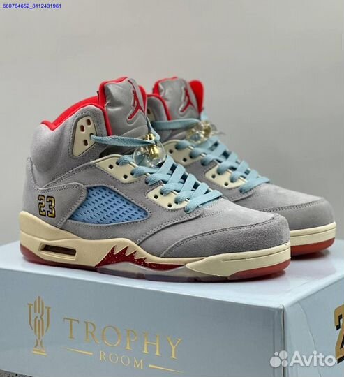 Кроссовки Trophy Room x Air Jordan 5 (Арт.15724)