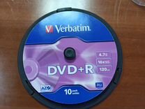 Диски, болванка Verbatim DVD-R