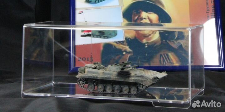 Футляр для модели танка 1/72 прозрачный