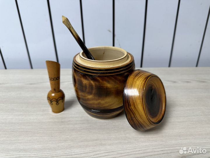 Деревянная банка для мёда