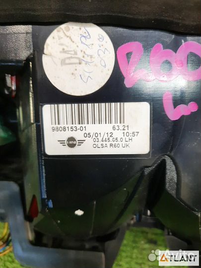 Фонарь задний левый mini countryman