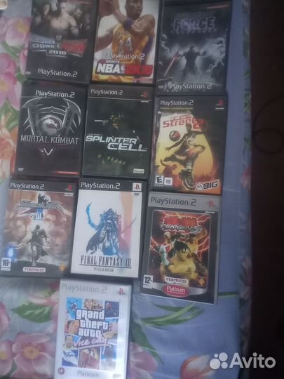 Игровые диски на ps2