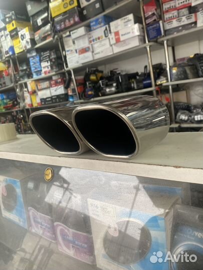 Насадка на глушитель двойная