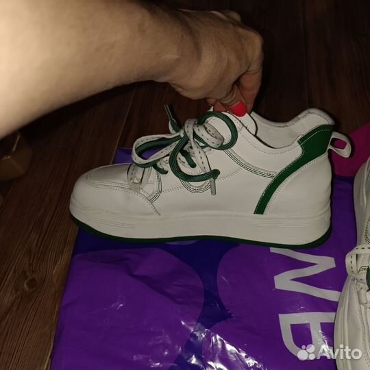 Ботинки женские кожаные