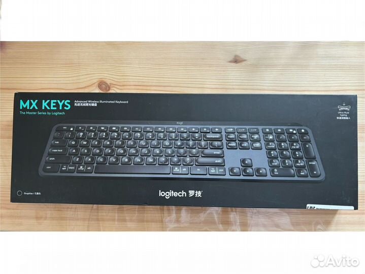 Клавиатура Logitech MX Keys Black новая RU+ENG