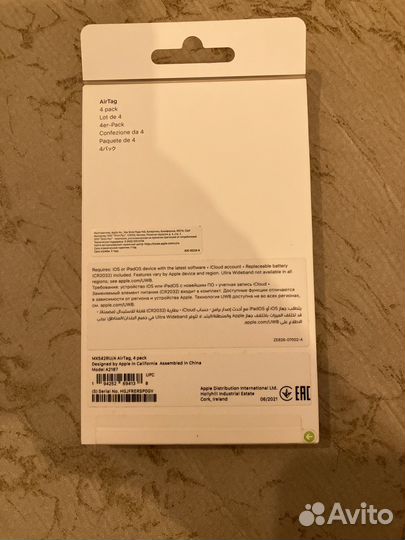 Apple AirTag 4 шт