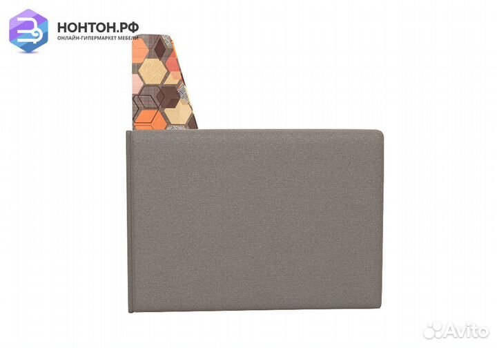 Диван выкатной Виктория-5 с узором бежевый