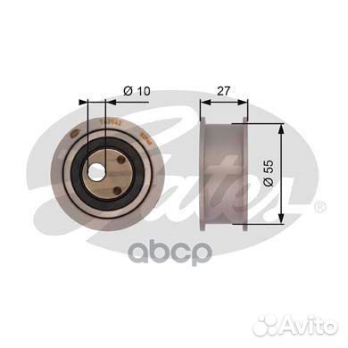 Ролик натяжителя ремня LADA